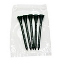 Golf Tee Poly Packet with 5 Tees